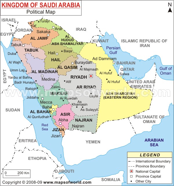 Al Kharj map